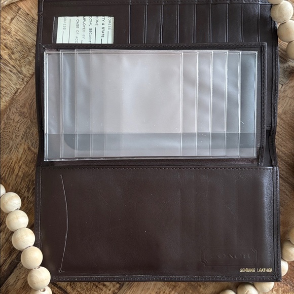 💳🤎COACH Combination Wallet Checkbook🤎💳 - Picture 7 of 12